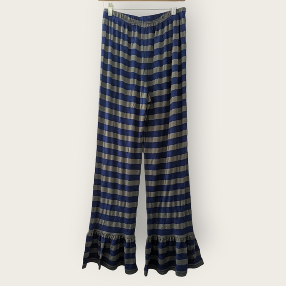 🤎5/$25🤎 Ruffle Gurl Striped Lounge Pants - Picture 3 of 4